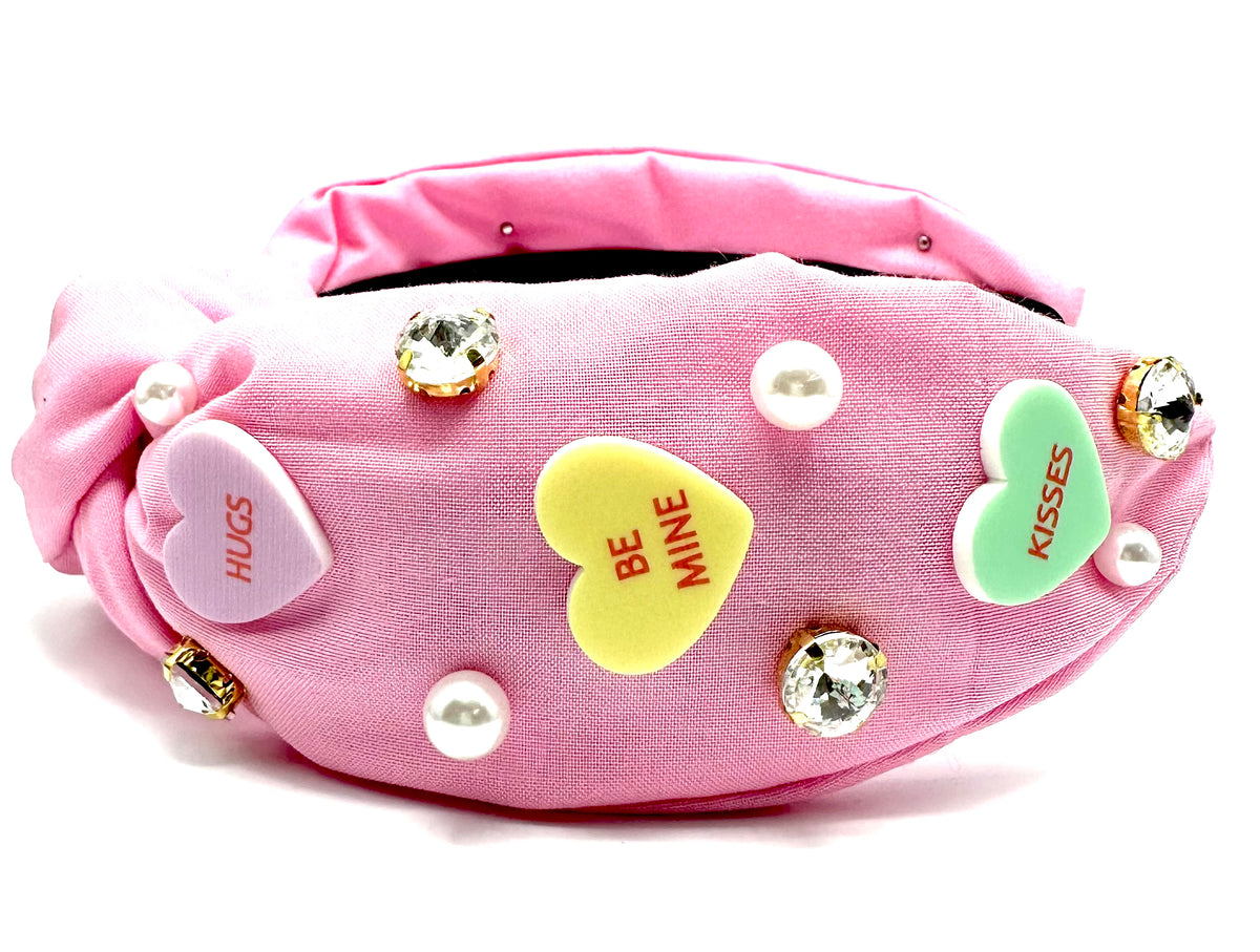 Valentine’s Conversation Heart Headband CorasDen