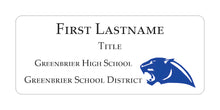 Load image into Gallery viewer, Greenbrier School District Name Tag