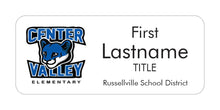 Load image into Gallery viewer, Russellville School District Name Tag - White Acrylic