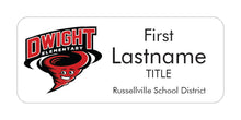 Load image into Gallery viewer, Russellville School District Name Tag - White Acrylic