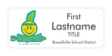Load image into Gallery viewer, Russellville School District Name Tag - White Acrylic