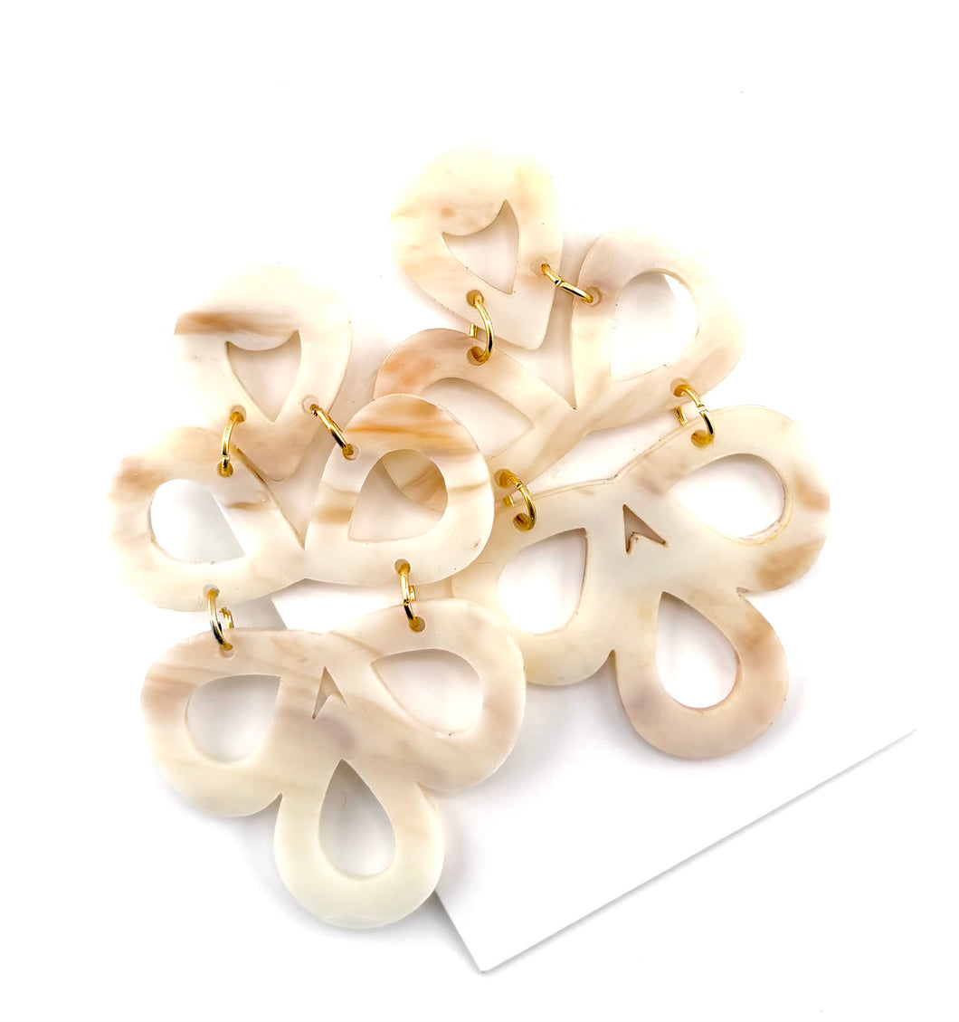 Horn Geometric Earrings