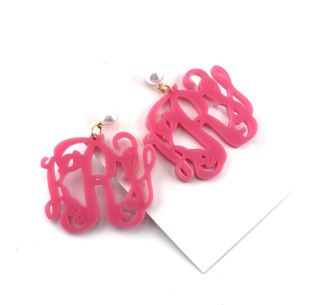 Monogram Earrings