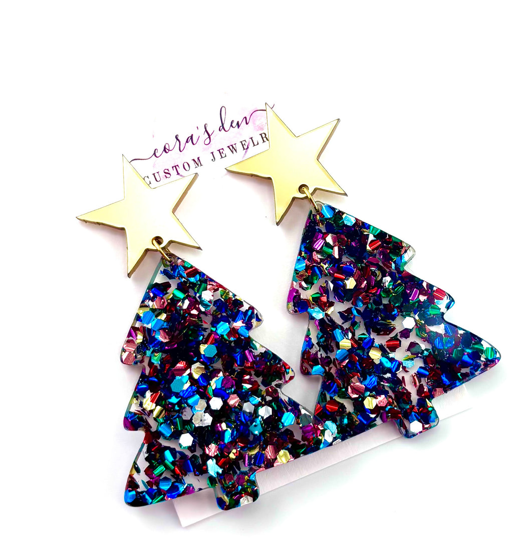 Christmas Tree Earrings
