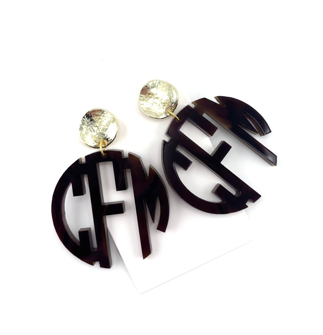 Monogram Earrings
