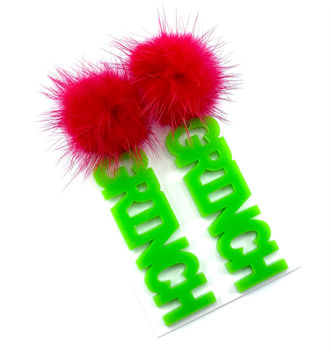 Grinch Earrings
