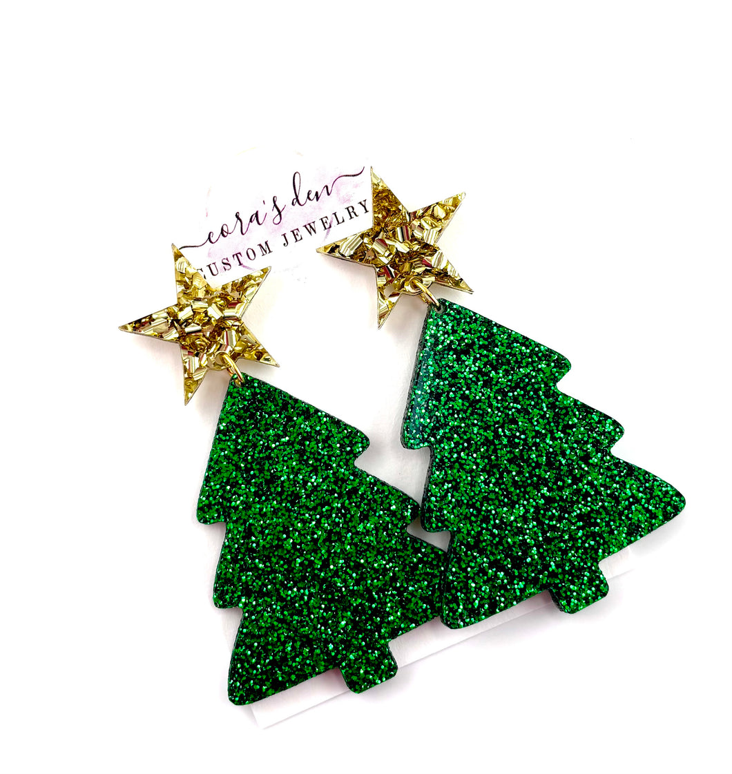 Christmas Tree Earrings