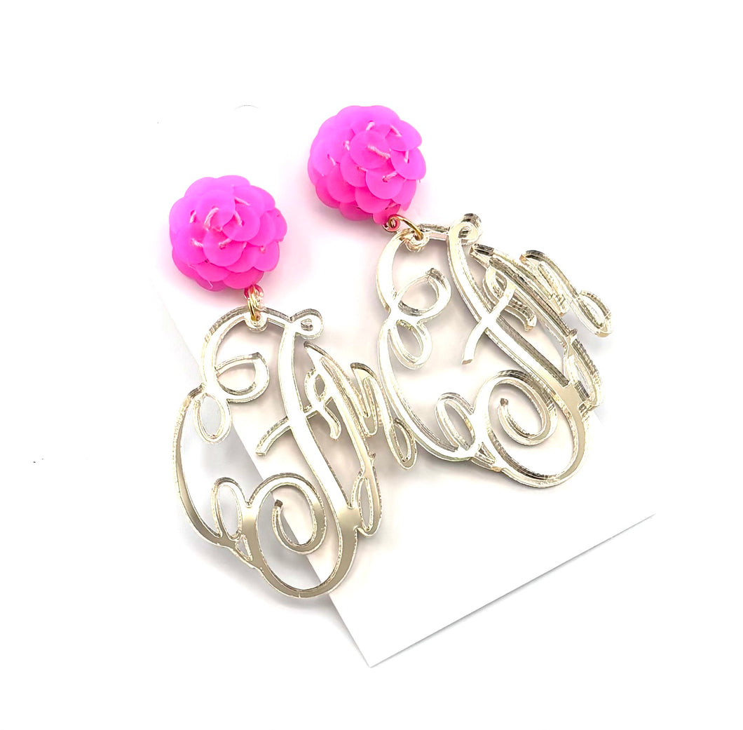Monogram Earrings