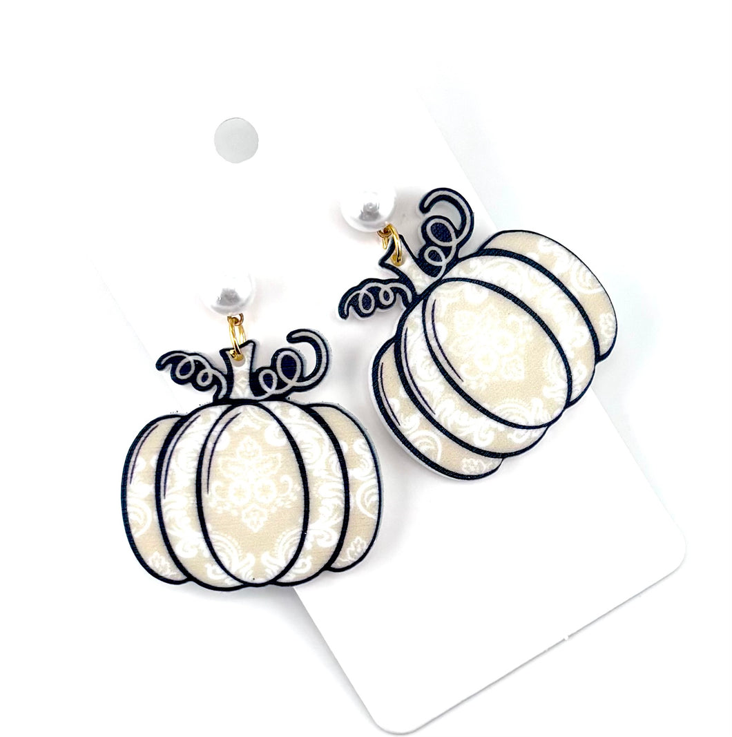 Pumpkin Earrings