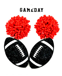 Football Earrings