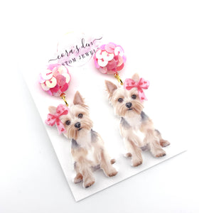 Yorkie Earrings