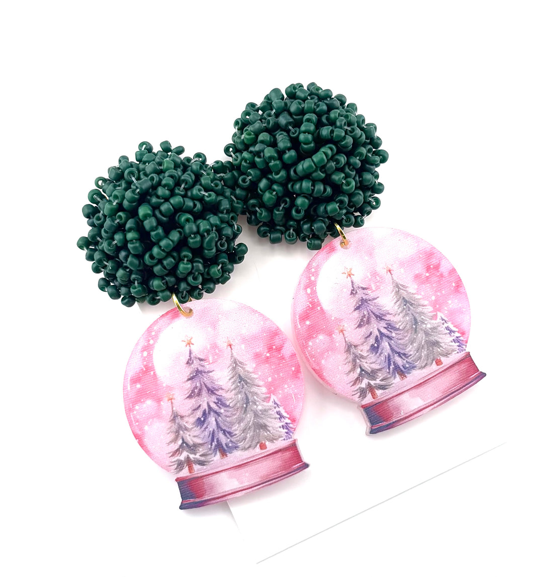 Snow Globe Earrings