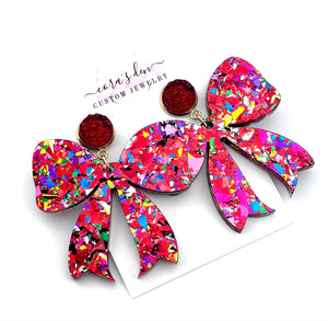 Large Bow Earrings