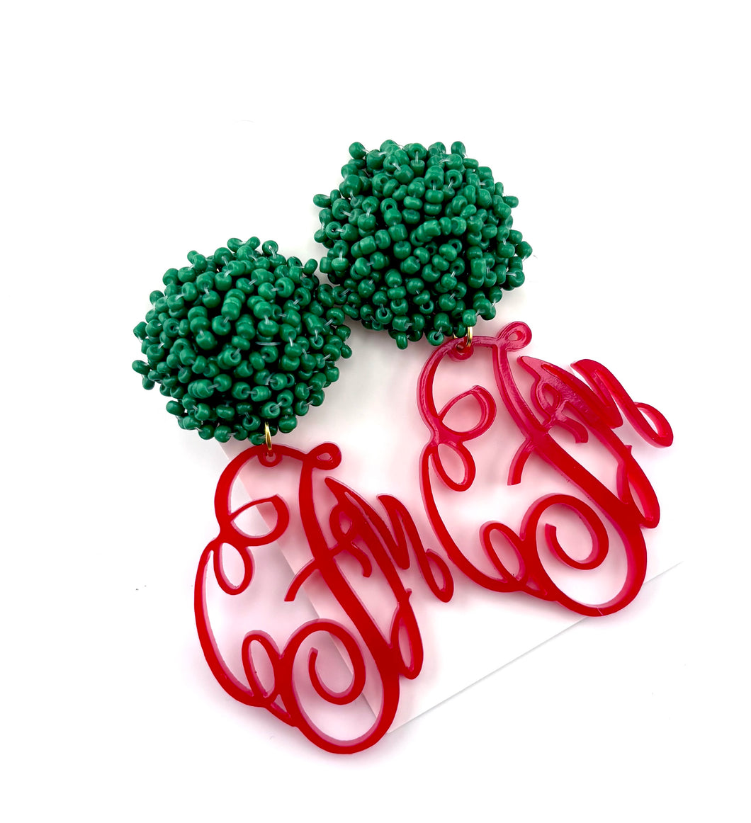 Monogram Earrings