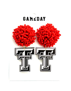 Texas Tech Earrings