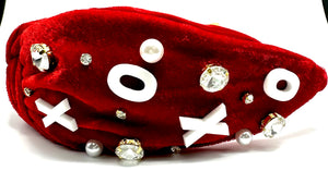 Velvet Red XoXo Headband