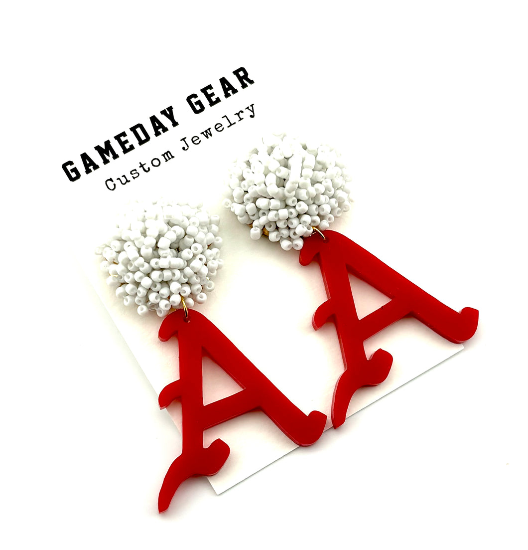 Arkansas Razorback Earrings