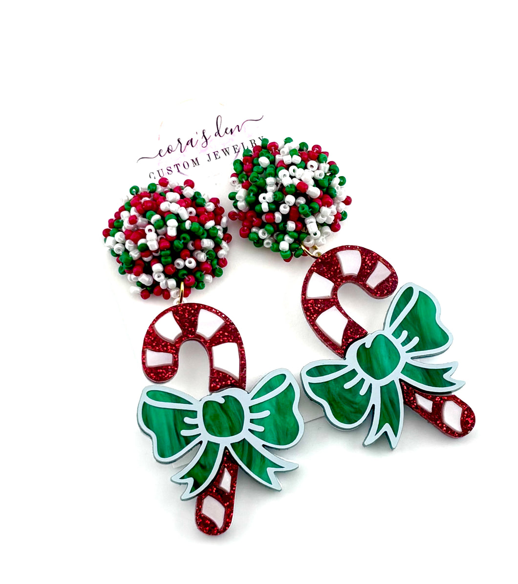 Candy Cane Earrings