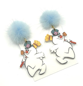 Frosty the Snowman Earrings