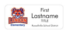 Load image into Gallery viewer, Russellville School District Name Tag - White Acrylic