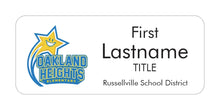 Load image into Gallery viewer, Russellville School District Name Tag - White Acrylic