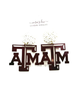 Texas A&M Earrings