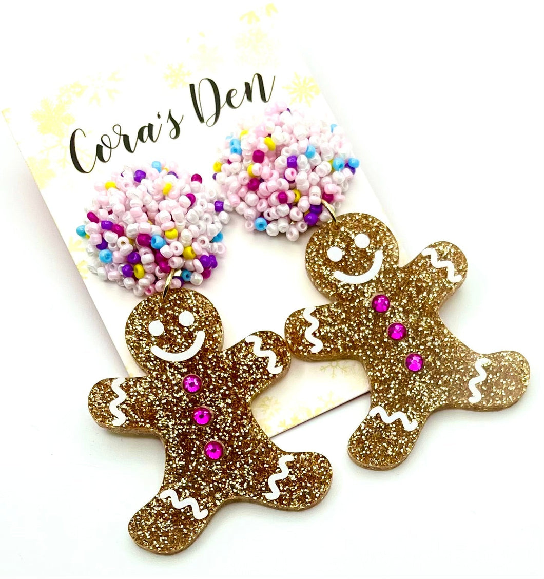 Gingerbread Girl Earrings