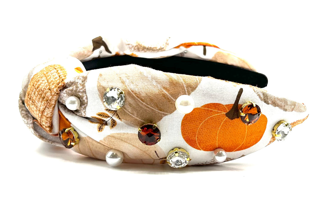 Fall Pumpkin Headband