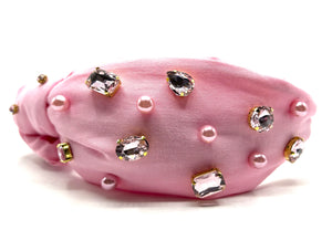 Pink Jewel Headband