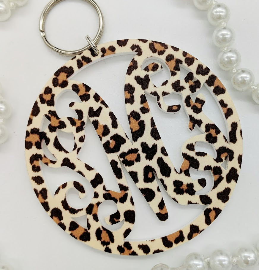 Leopard Pattern Keychain