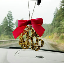 Load image into Gallery viewer, Gold Foil Rearview Mirror Hanger
