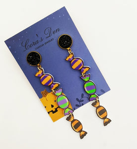 Halloween Candy Earrings