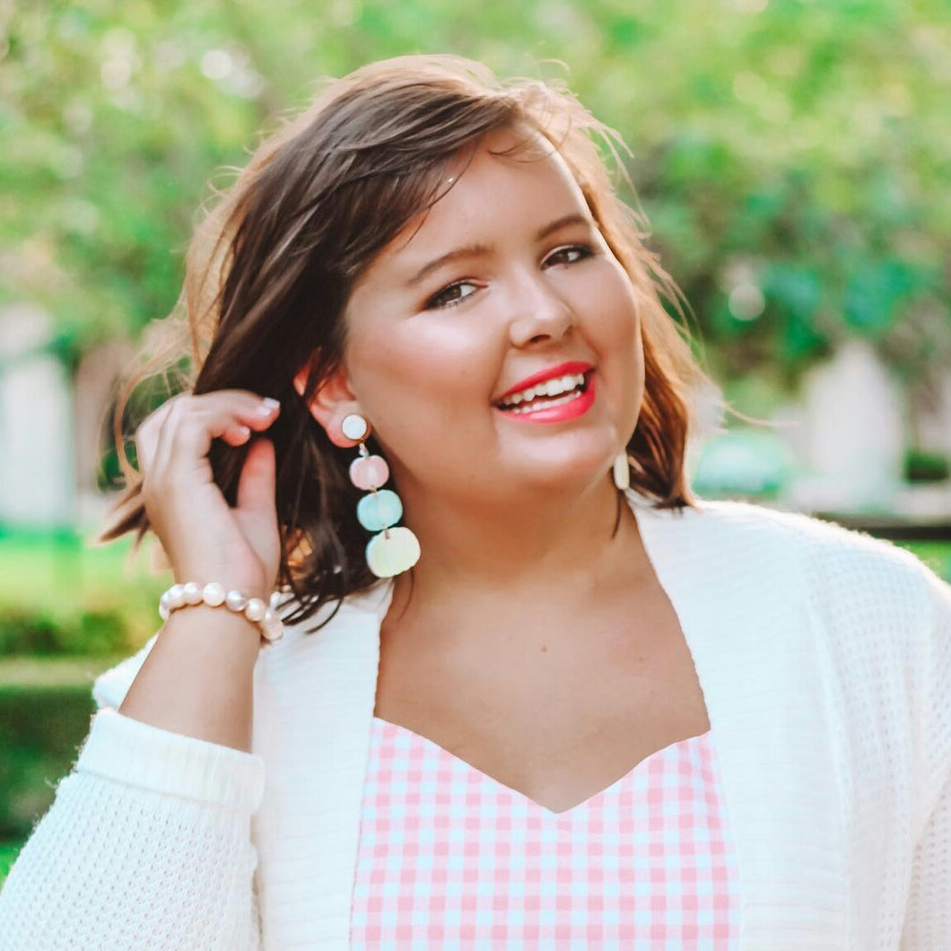 Stacked Pumpkin Earrings