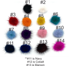 Load image into Gallery viewer, Current Fur Pom Options
