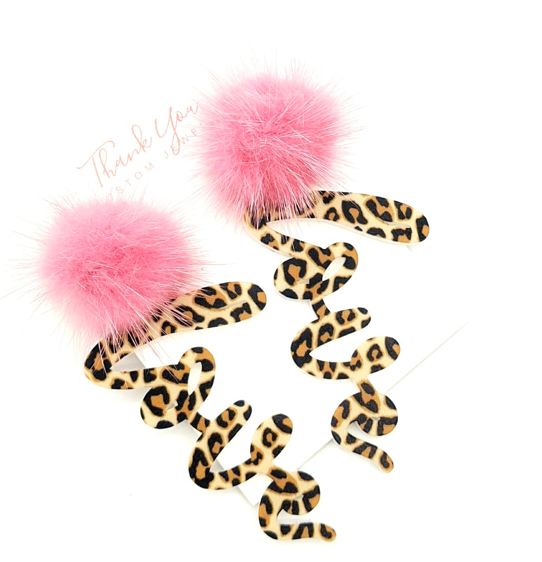 Leopard Love Earrings