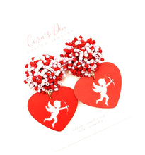 Load image into Gallery viewer, Cupid Heart Earrings