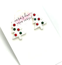 Load image into Gallery viewer, Christmas Tree Stud Earrings
