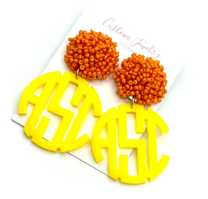 Monogram Earrings