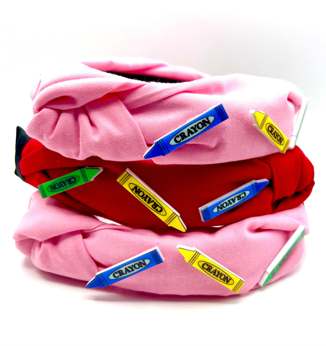 Back to School Crayon Headband