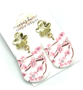 Cherry Blossom Jewel Earrings