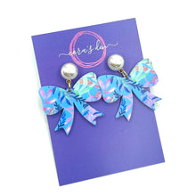 Load image into Gallery viewer, Lilly Inspired Bow Earrings