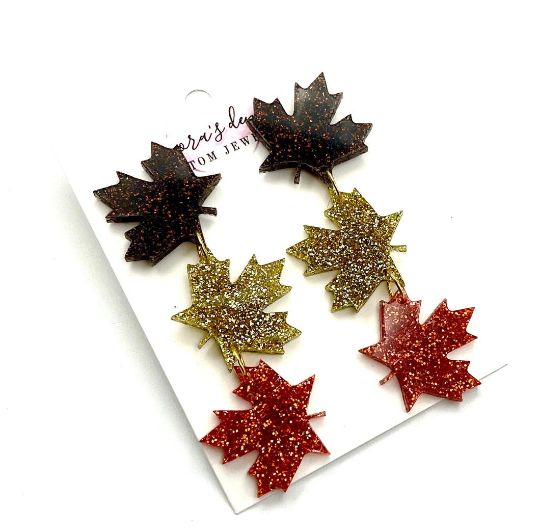 Fall Leaf Earrings