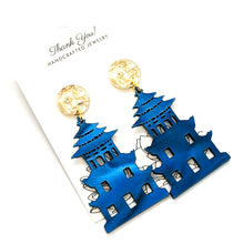 Load image into Gallery viewer, Pagoda Earrings
