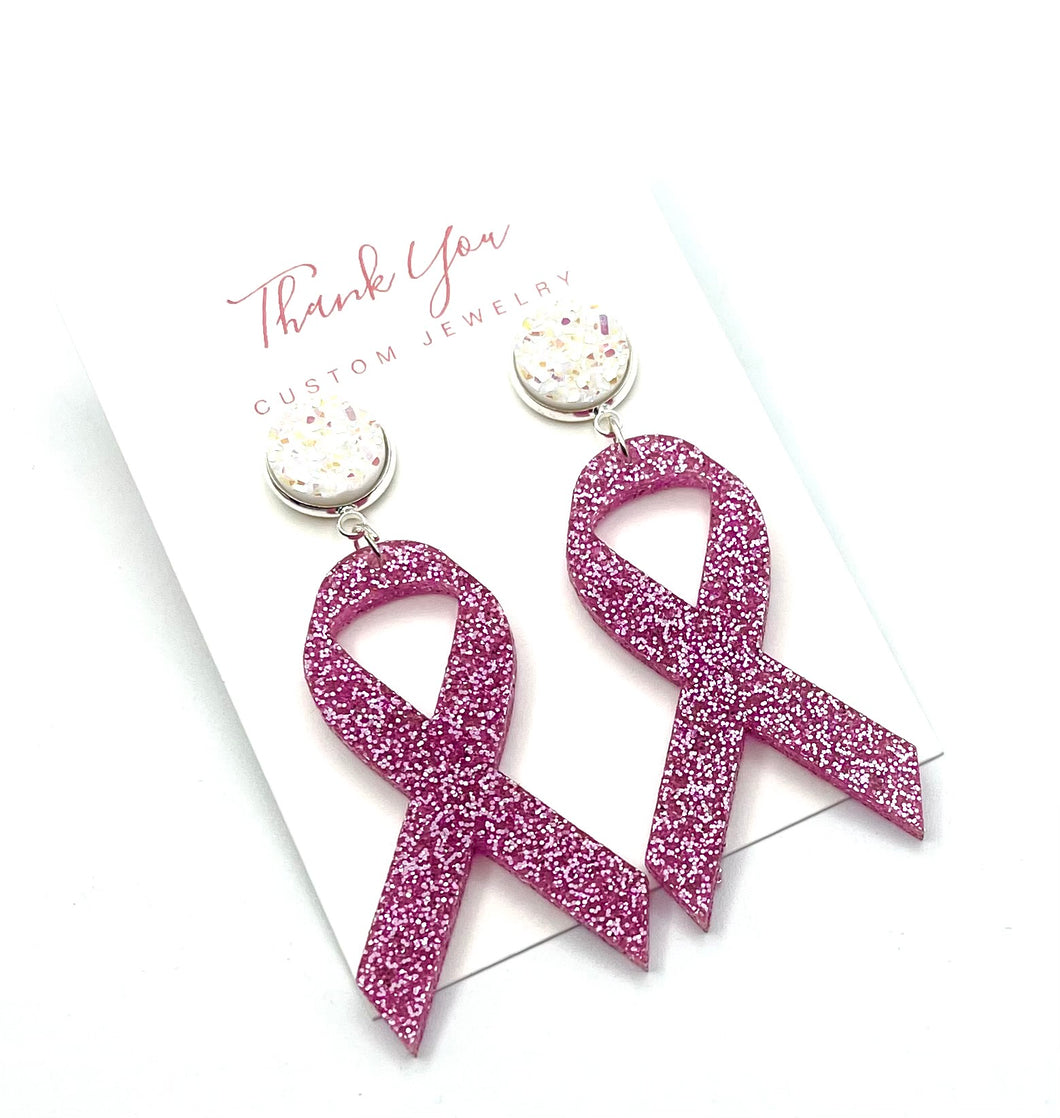 Cancer Awareness Earrings