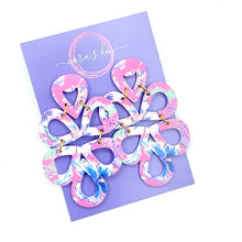 Load image into Gallery viewer, Lilly Inspired Pattern Geometric Earrings
