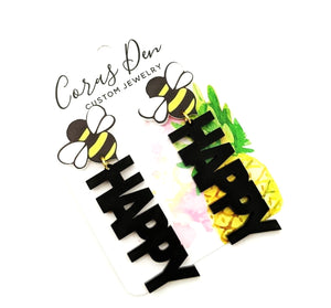 Bee Happy Earrings