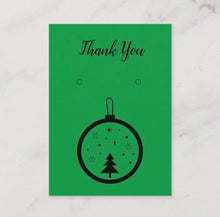 Load image into Gallery viewer, Red/Green Christmas Card